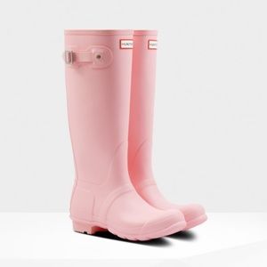 Pink Hunter Rain boots Size 9 US, EU 40/41